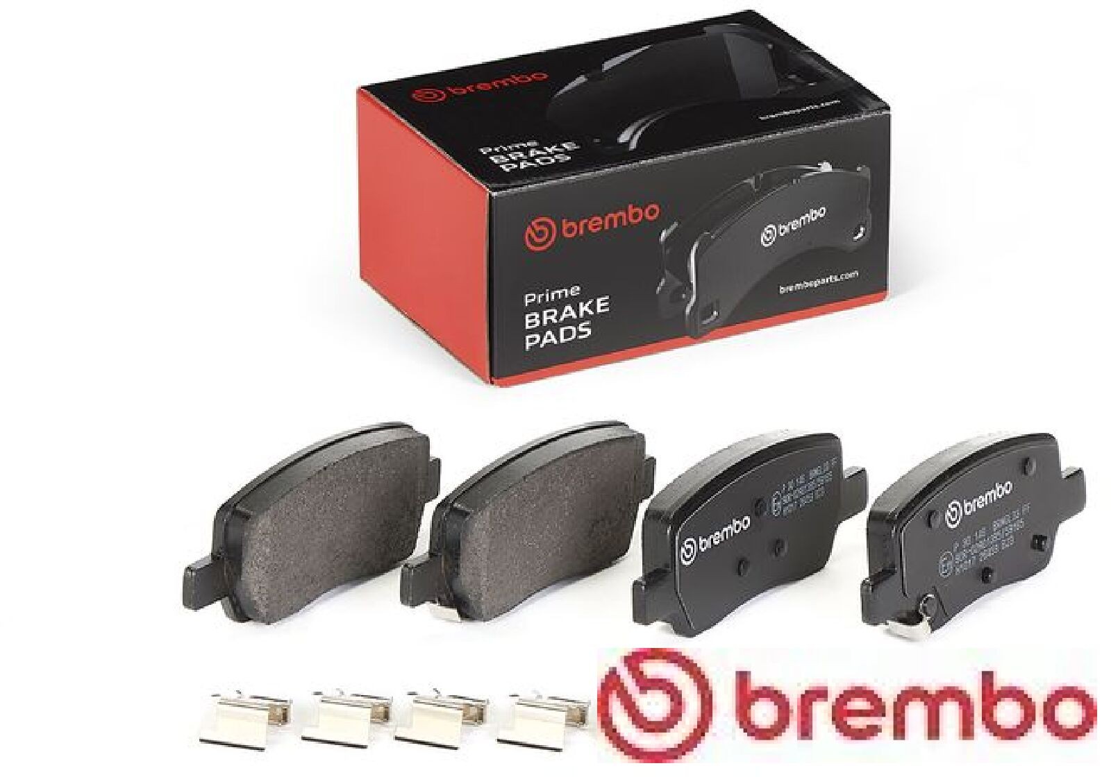 Für BREMBO P 30 146 Brake Pad Set, disc brake P 30 146 Brake pads set rear (wit - Bild 3