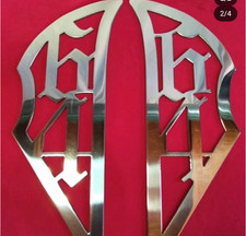 Impala 1964 Trunk Side Panel With 64 On Plates Polished Aluminum Impala 1964 Trunk Side Panel With 64 On Plates Polished Aluminum