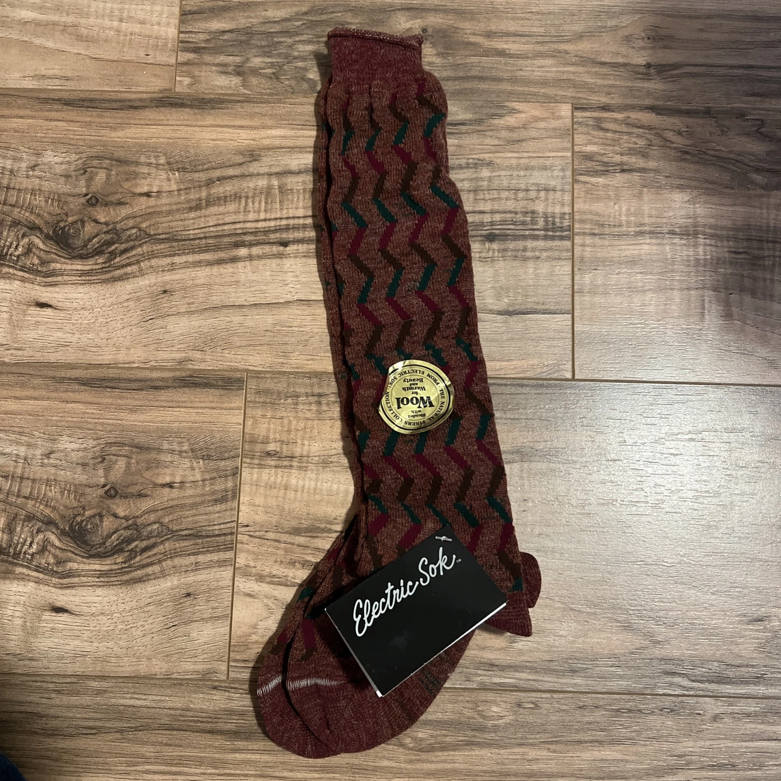 Vintage Wool Long Socks Electric Soks Sz 9-11 Men’s MCM