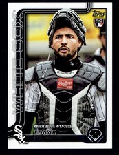 2025 Topps Update Edgar Quero Rookie Debut Golden Mirror Variation RC