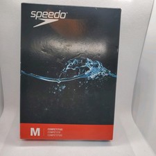 Speedo Men's Brief Endurance Solid Adult Swimsuit, Speedo Black, 36 US