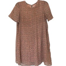 MELLODAY Women's Pleated Floral Dress Size Medium