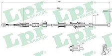 Handbremsleitung Scheibenbremse C0921B LPR für VOLVO S40 I V40 Kombi S40 II