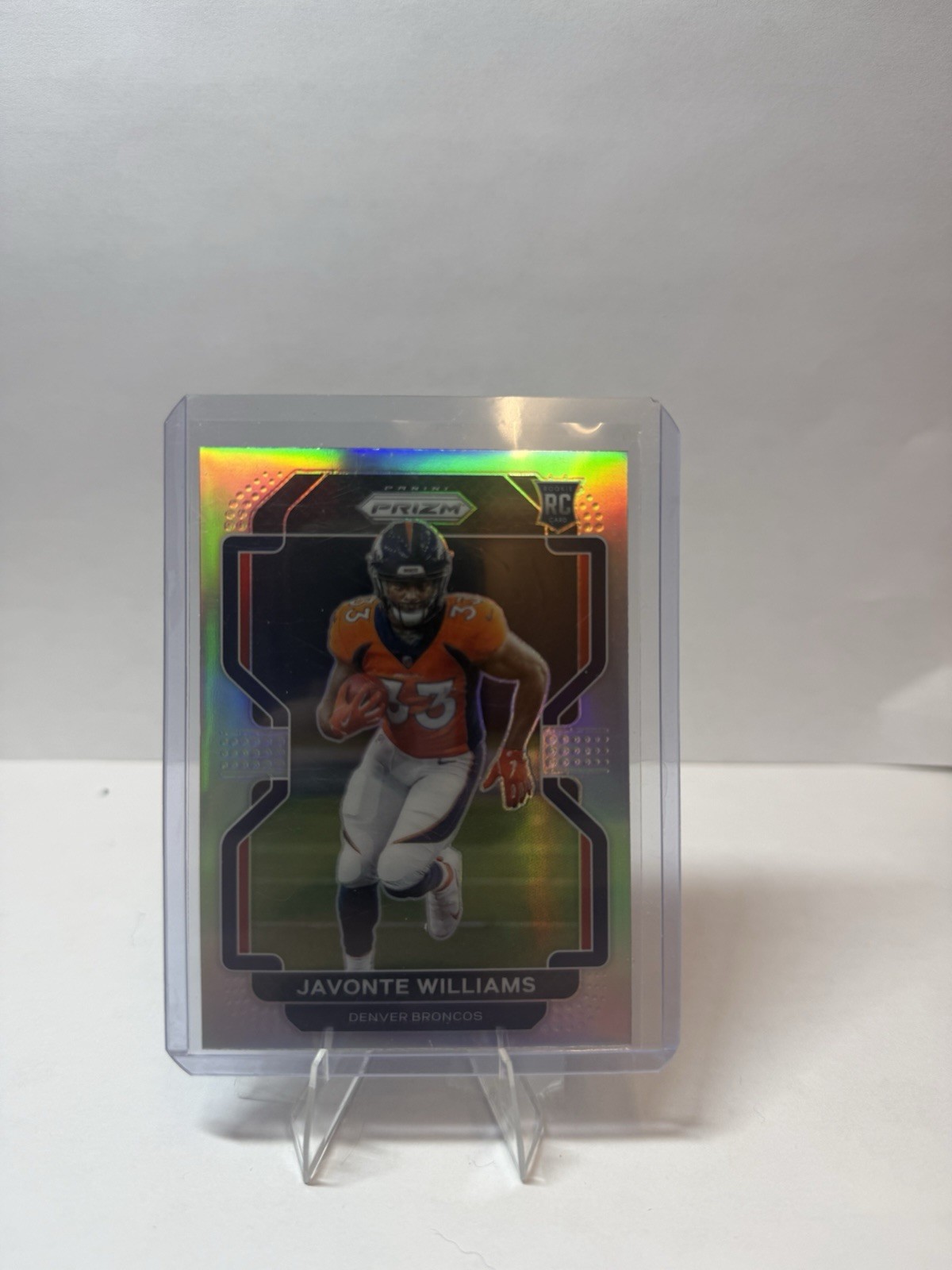 2021 Prizm Rookie Variation Javonte Williams #V-345 Silver Prizm RC Broncos