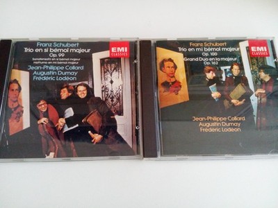 Schubert: Piano Trios Opp. 99 & 100, Notturno - Collard, Dumay, Lodeon (2 CDs)