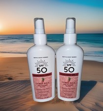 PINK PINEAPPLE SUNRISE -2PK -SPF50 SUNSCREEN SPRAYS  Bath  Body Works NEW  