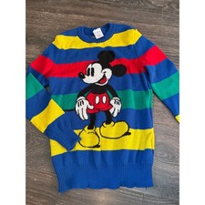 Disney 100 Mickey Mouse Kids Sweater Striped ...
