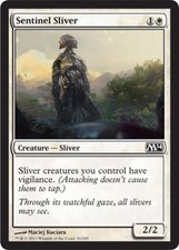 Sentinel Sliver - Medium Play MTG Magic 2014 Core Set