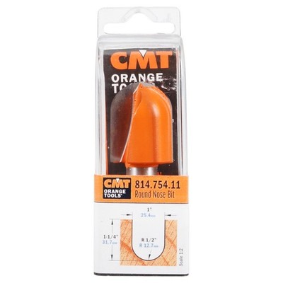 CMT 814.754.11 Round Nose Bit for Handheld Routers