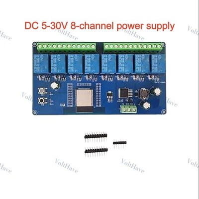 1PCS ESP32 30V DC Power Supply Eight-channel Relay Module Fast Shipping New