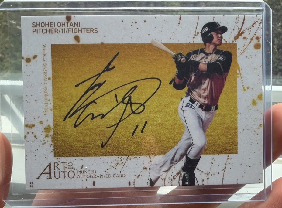 2014 BBM - 1st Version Promotion Art of Auto Shohei Ohtani
