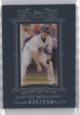 2007 Topps Sterling 34/250 David Wright #70 t4l