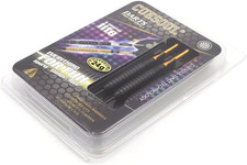 23 Grams Black Coating Brass Barrels Steel Tip Darts with 2 Different Sets Da...