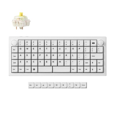 Keychron Q15 Max QMK Kabellose Mechanische Tastatur, QWERTY US, Q15M-P4, Banana