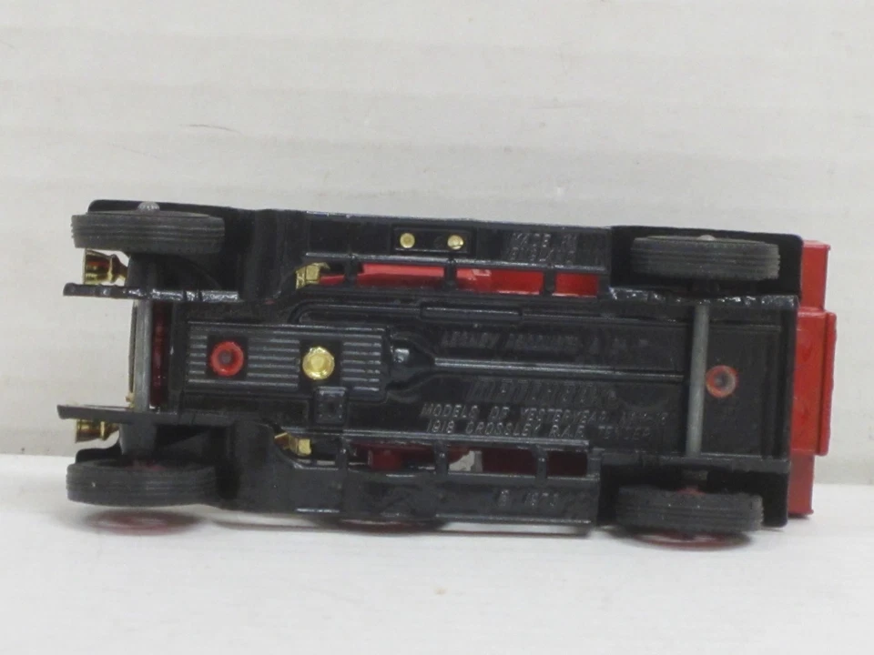 Crossley R.A.F. Tender Kohlenwagen rot ohne Box Matchbox Yesteryear Y-13 1:43 - Bild 4 von 4