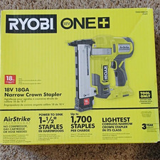 RYOBI ONE+ AirStrike P361 18V Cordless 18GA Narrow Crown Stapler 3/8-1 1/2"