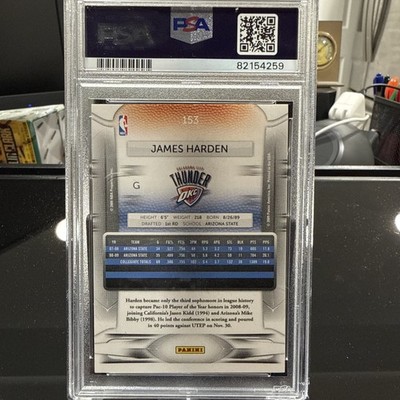 2009 Prestige JAMES HARDEN Rookie Card PSA 10 Gem Mint | eBay