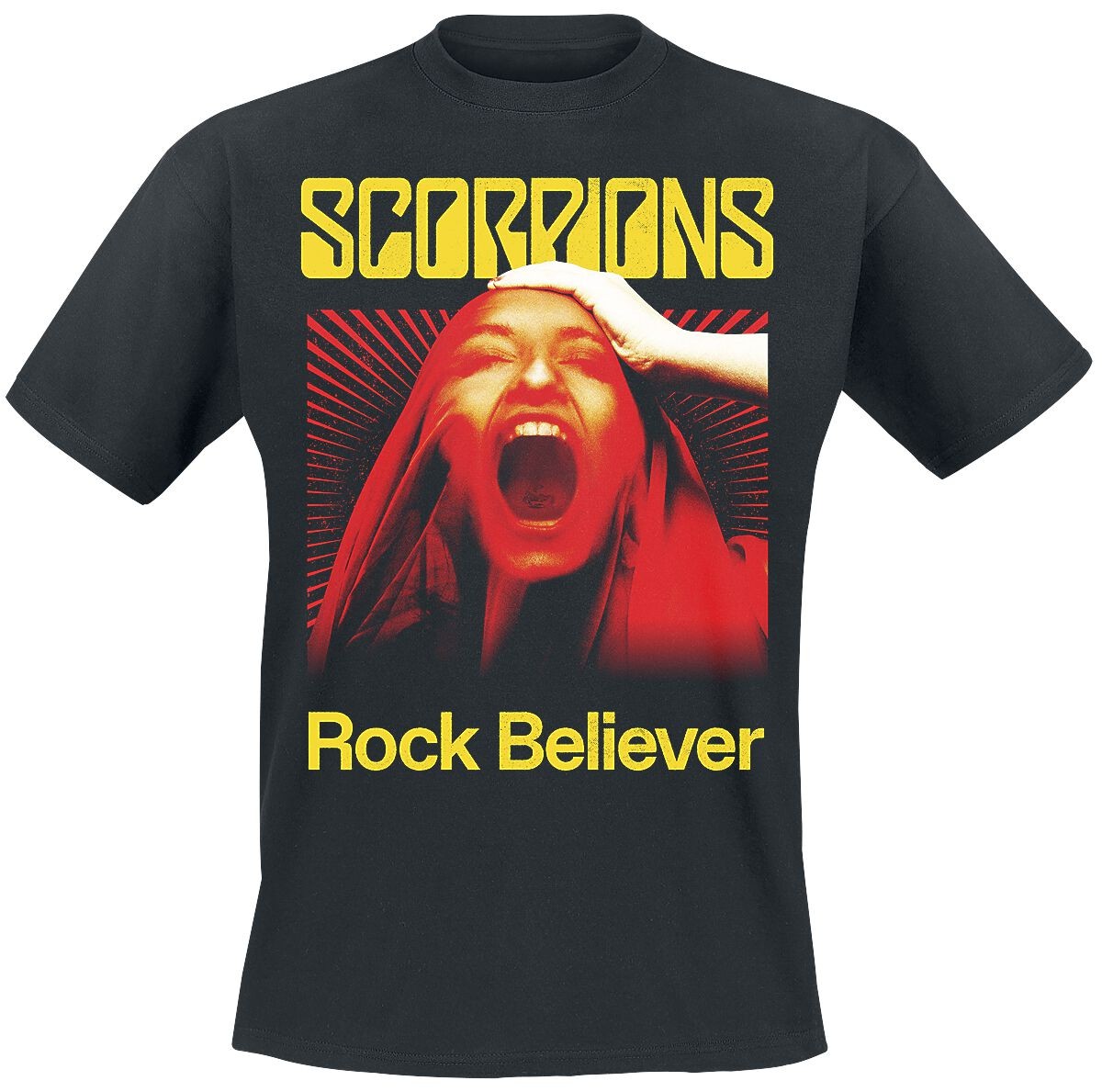 Футболка Scorpions Herren Rock Believer schwarz Band-Товары, Группы