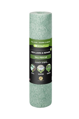 #ad Growtrax Biodegradable Grass Seed Mat Tall Fescue 100 Sqft Big Roll $20.00