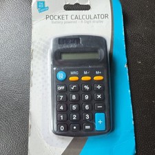 SMALL/MINI POCKET CALCULATOR School Office Home Stationery 8 Digit Solar Power