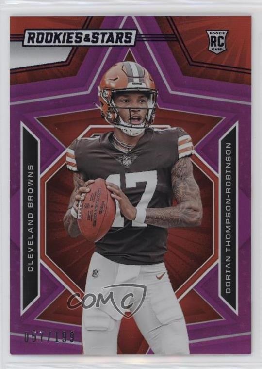 2023 Panini Rookies & Stars Purple /199 Dorian Thompson-Robinson #136 RC