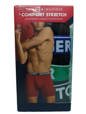 Tommy Hilfiger 4-Pack Comfort Stretch Multicolor Boxer Briefs Sz. Medium 32-34"