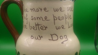 CLEARANCE SALE ; Watcombe Pottery Torquay Motto (pls. see comments) Ware Jug.