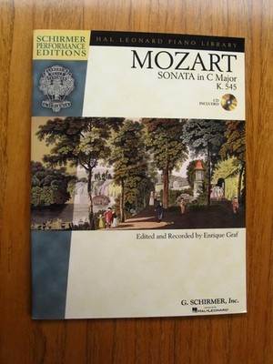 Mozart Sonata in C Major K. 545 - Schirmer Performance Editions sheet music & CD