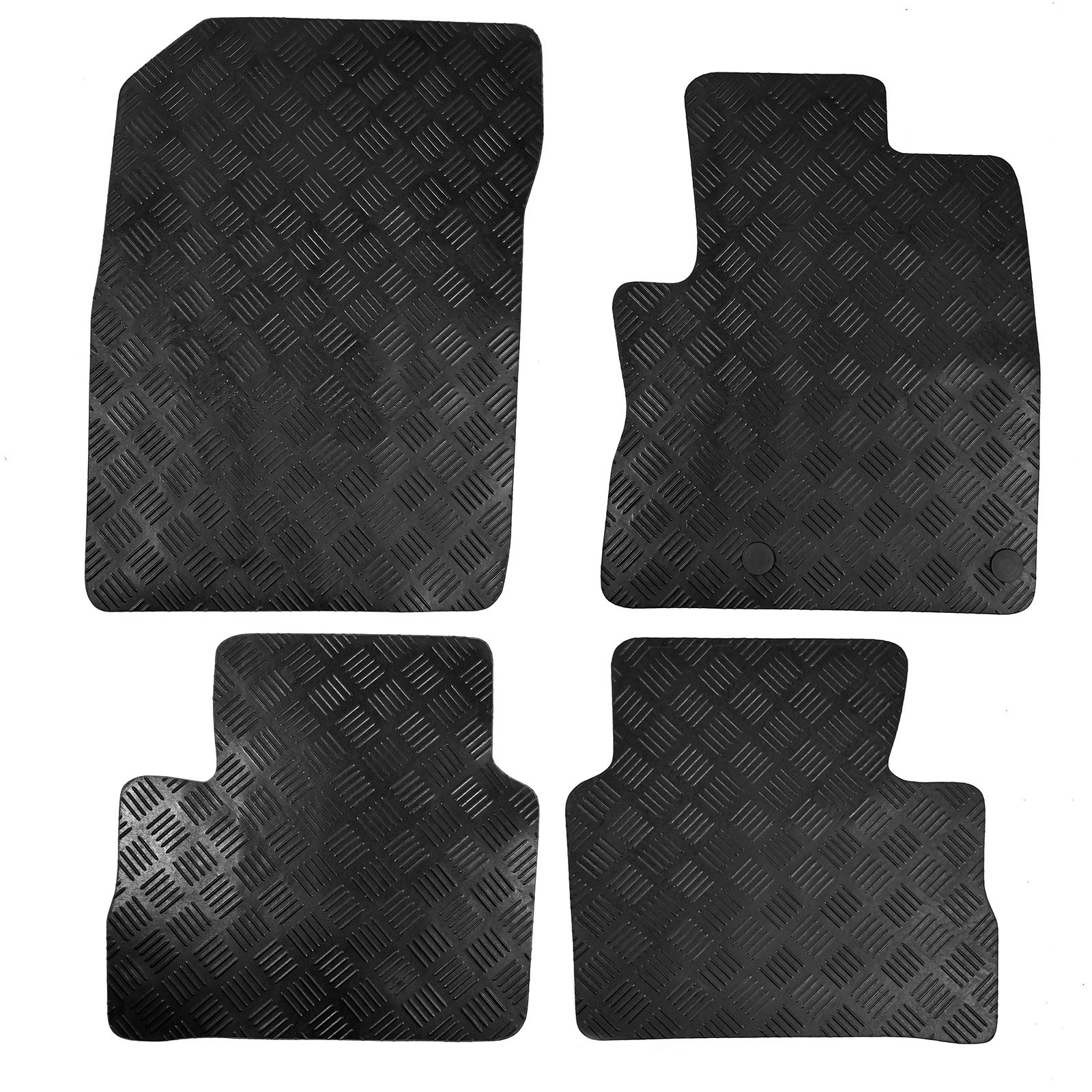 B&Q - ActiasmatTailored Rubber Car Floor Mats For Nissan Qashqai Mk3 - Image 2