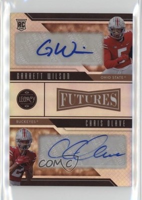 2022 Panini Legacy Silver /20 Chris Olave Garrett Wilson Rookie Auto RC xf7