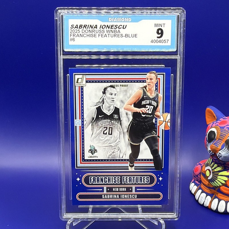 Panini 2025 Donruss WNBA Sabrina Ionescu Franchise Features Blue #6 Mint 9