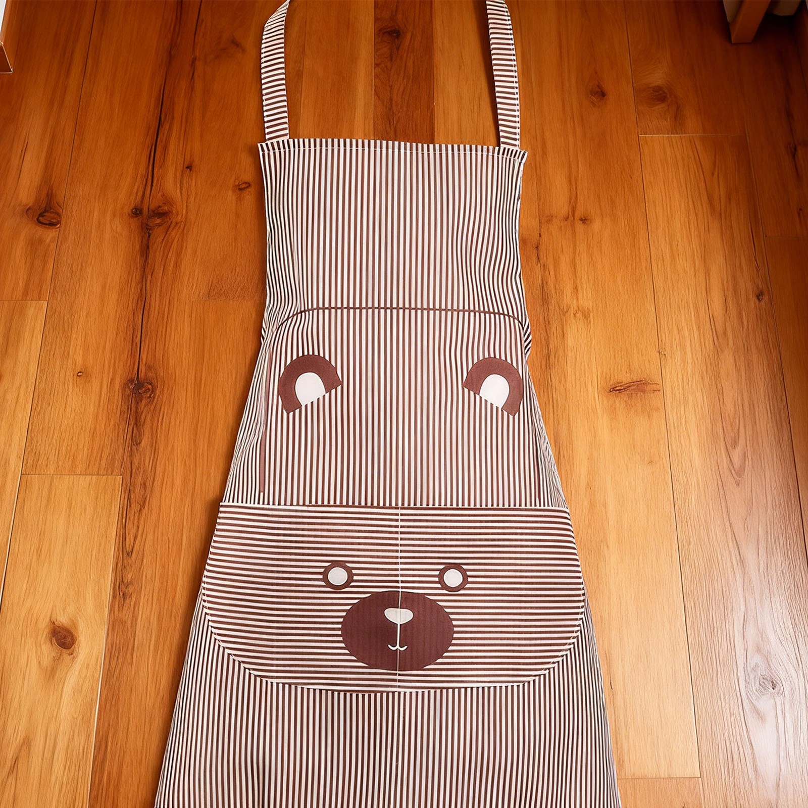 Cute Cartoon Polyester Cooking Apron For Home Chefs