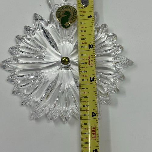 Waterford Snowflake Wishes Ornament - 2019 Prosperity! NIB! - Picture 10 of 10
