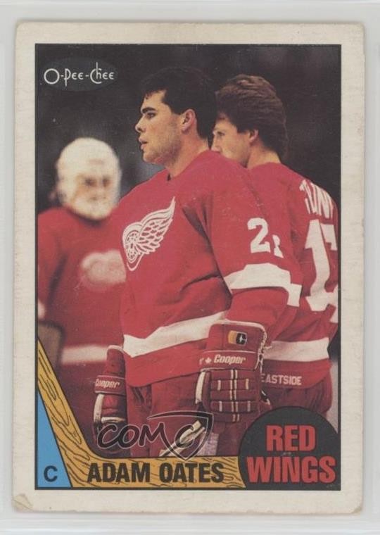 1987-88 O-Pee-Chee Adam Oates #123 HOF md3