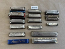 Mixed Lot Of 15 Harmonica Harp Marine Band M Hohner (1) New Best Quality Germany