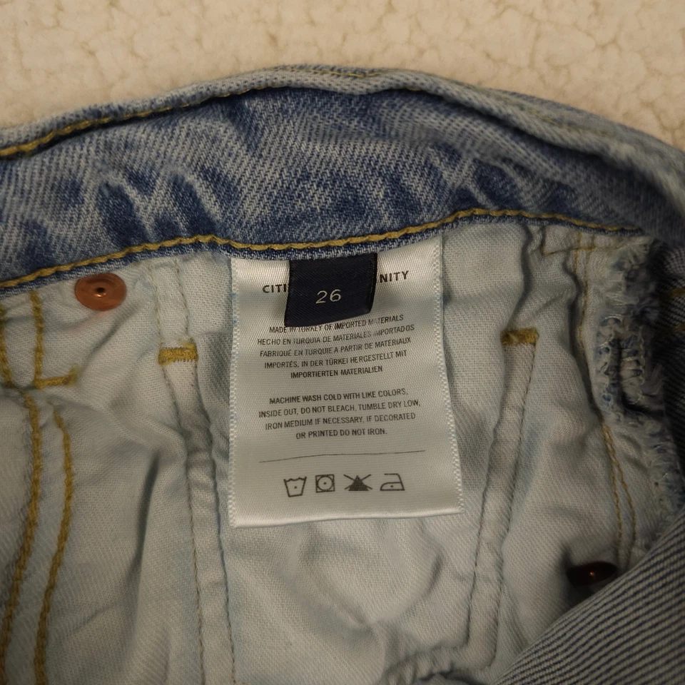 Pantalones de mezclilla Citizens of Humanity para mujer 26 azules premium vintage corte bota recortada isola Foto 4 de 4