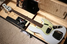 Fender Custom Shop 1963 Jazz Bass Journeyman Relic Faded Sonic Blue / MH 3,93 kg