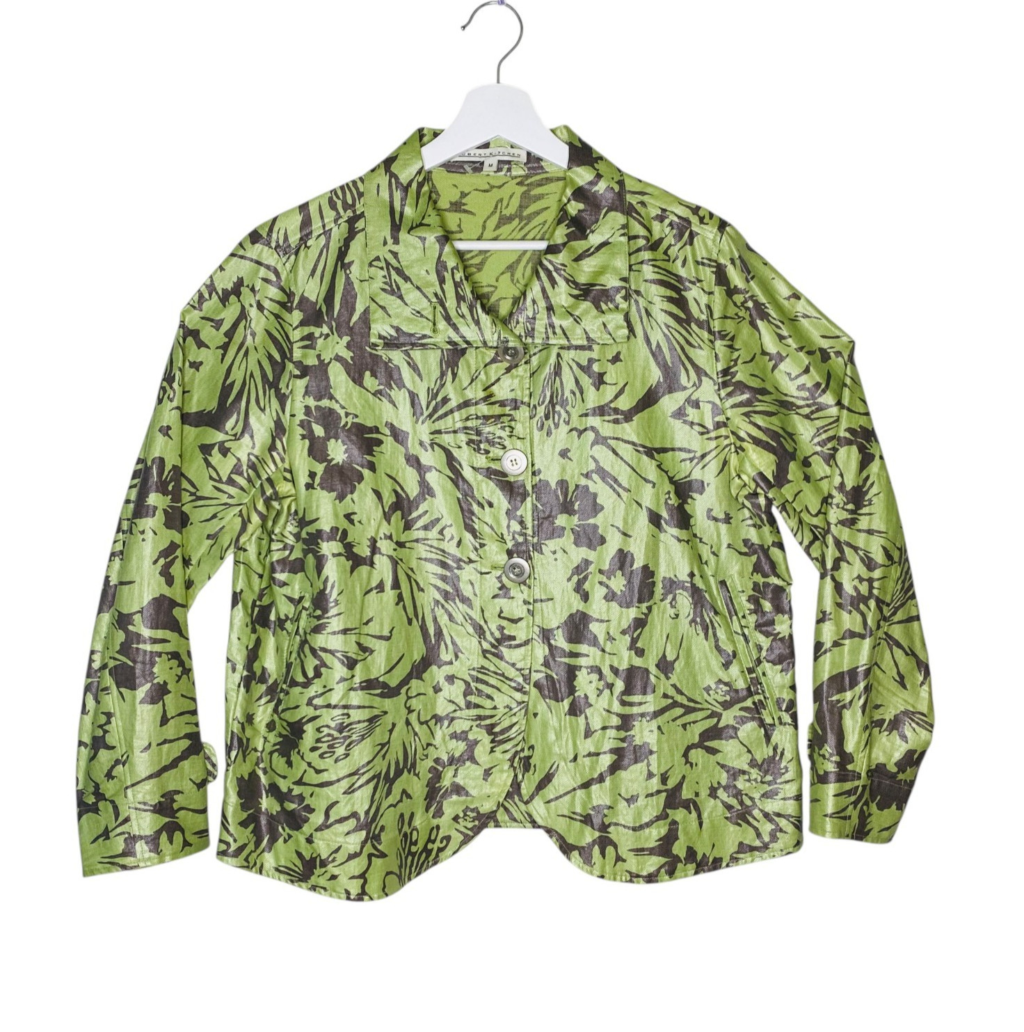 Robert Kitchen Statement Jacket Womens Medium Gre… - image 8