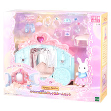 Sylvanian Families salon de coiffure chariot chambre élégante FU-19 Calico Cr...