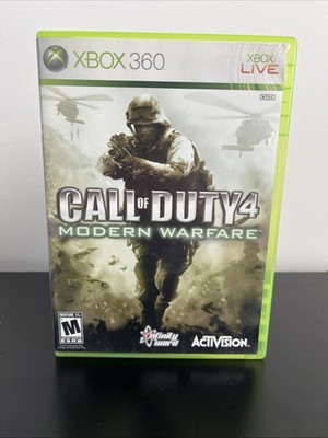 Call of Duty 4: Modern Warfare (Microsoft XBOX 360, 2007) With Manual - Tested