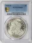 1921-D Morgan Dollar $1 MS 65 PCGS Secure Shield