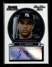 2005 Bowman Sterling #BS-CH C.J. Henry AUTO
