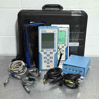 Zetec MIZ 21A Eddy Current Flaw Detector Kit NDTNDI Aerospace Testing Probe Case