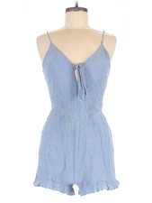 Everly Women Blue Romper M