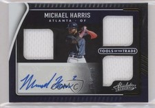2022 Absolute Tools of the Trade 3 Swatch Signatures Michael Harris II Auto 6fs