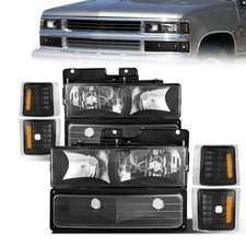 Headlight Assembly for 1994-1998 Chevy C10 Silverado Tahoe Suburban C/K 1500 ...
