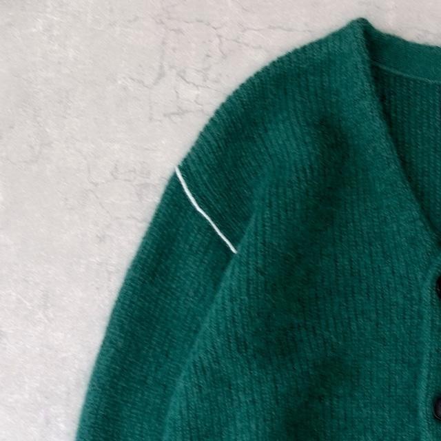 Tagged Meias Super Kid Mohair Cardigan Green | eBay