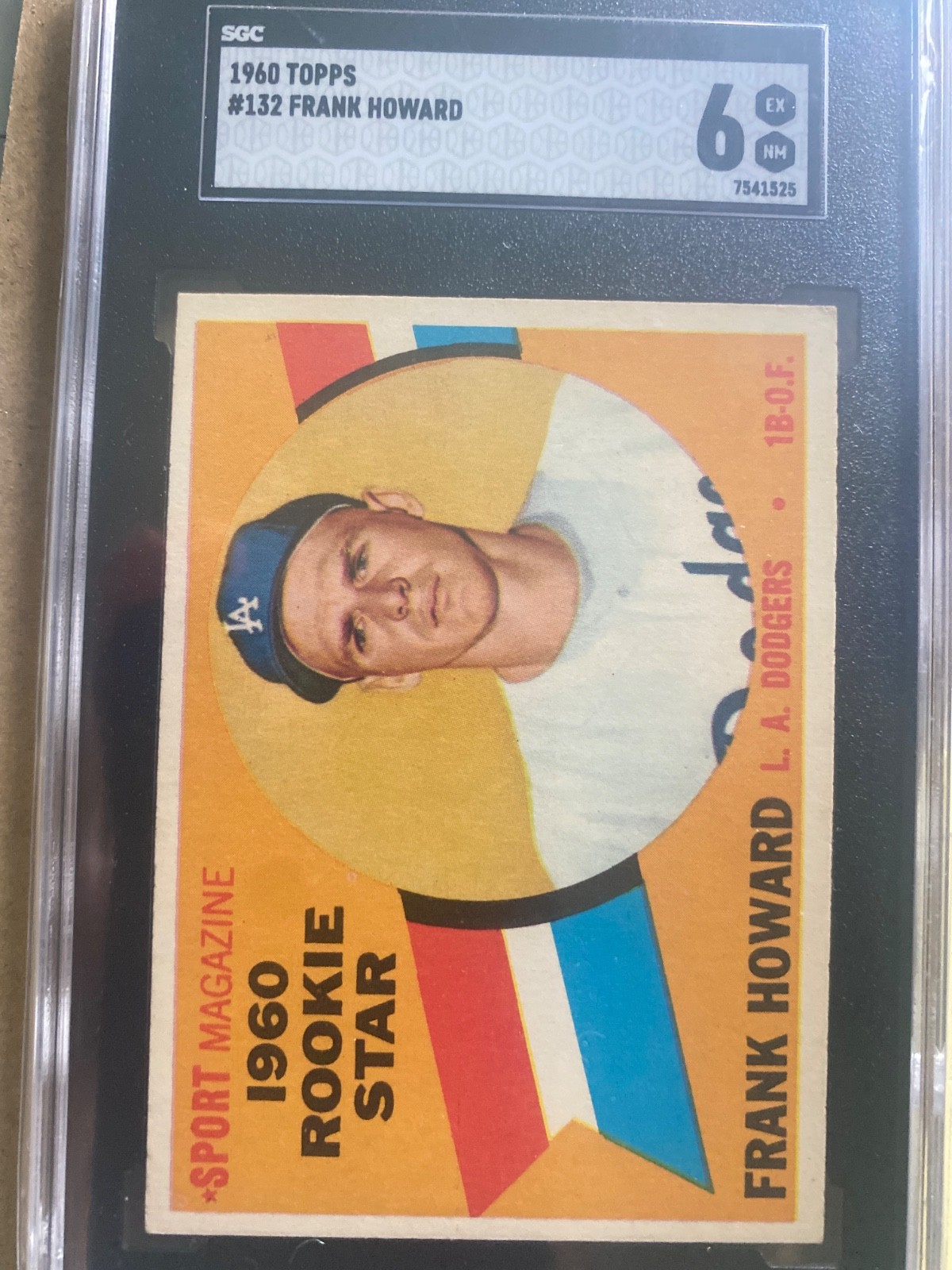 1960 Topps Baseball #132 Frank Howard SGC 6