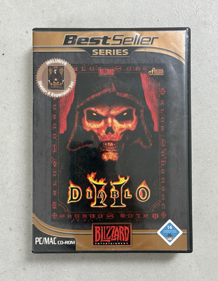 Diablo II Gold BestSeller Series PC MAC Deutsch Komplett 4 CDs Blizzard