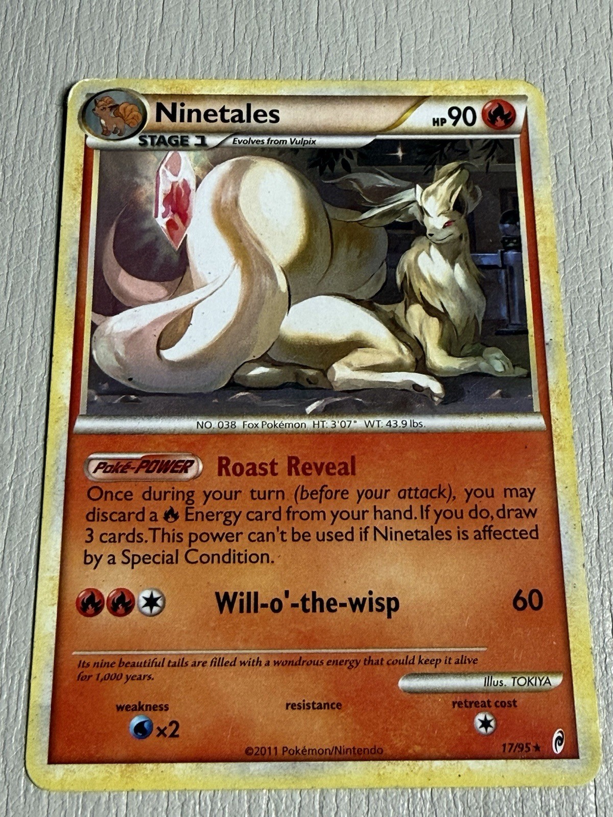 Ninetales - (Call of Legends) 017/095 Deck Exclusives Regular DMG